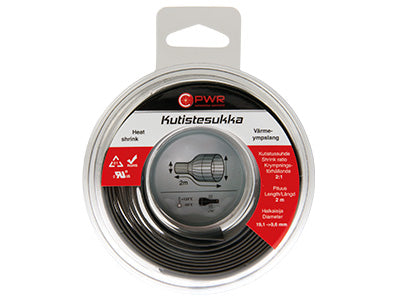 C-PWR KUTISTESUKKA 19,1-9,6MM MUSTA 2M