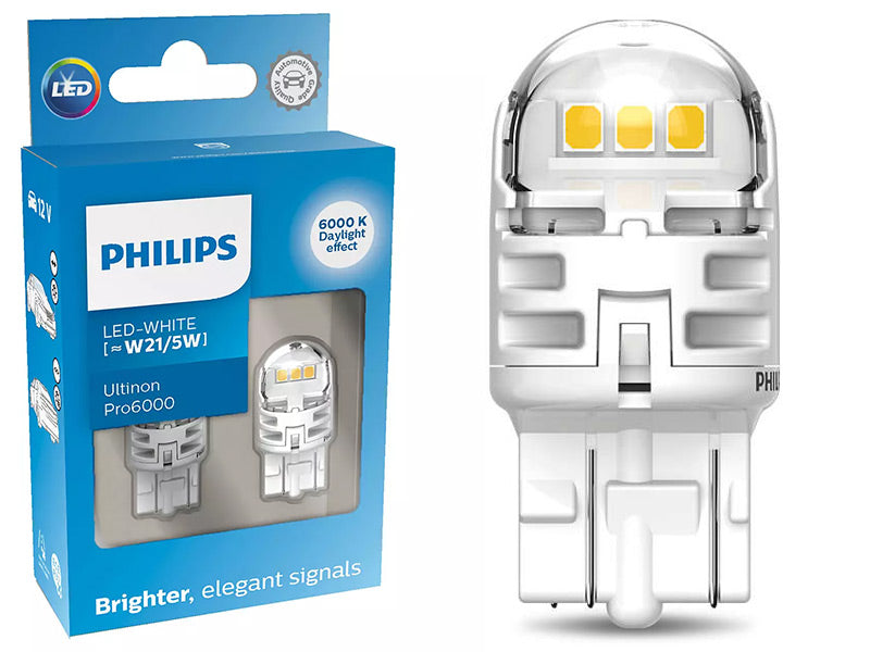 POLTTIMOPARI PHILIPS LED W21/5W 12V VALK. PRO6000