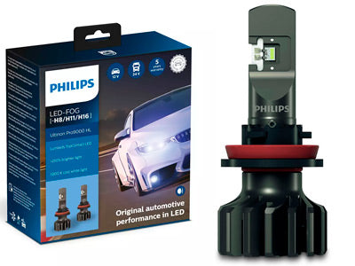 POLTTIMOPARI PHILIPS LED FOG ULTINON PRO9000 HL 12/24V H8/H11/H1