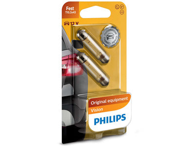 POLTTIMOPARI PHILIPS FESTOON T10,5X43 12V 10W SV8,5 BLISTER
