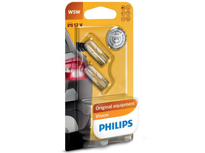 POLTTIMOPARI PHILIPS W5W 12V BLISTER