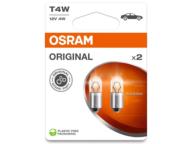 OSRAM ORIGINAL 12V 4W BA9S T4W
