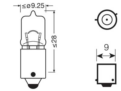 OSRAM ULTRA LIFE 12V H6W BAX9S DOUBLE BLISTER