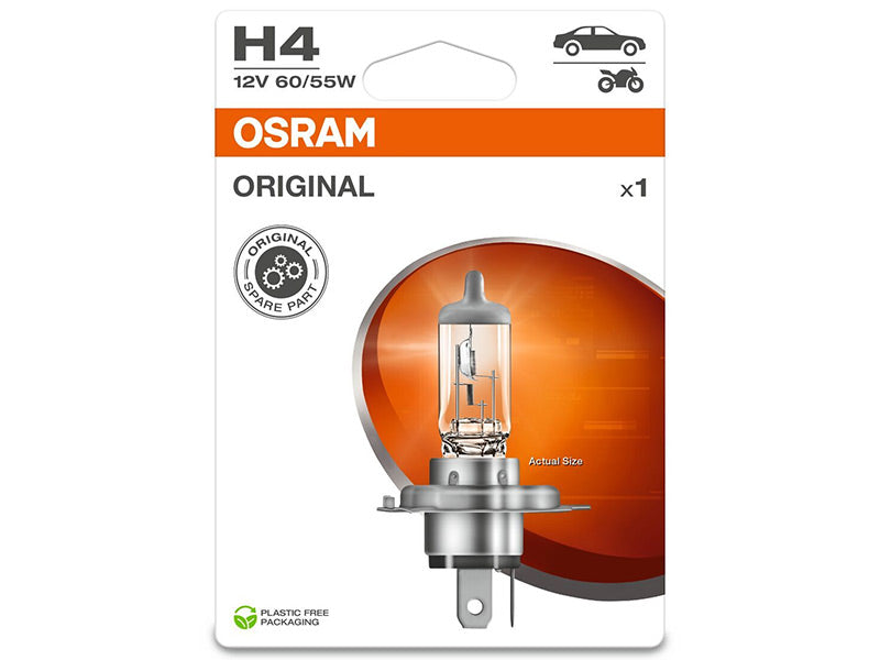 OSRAM ORIGINAL 12V H4 SINGLE