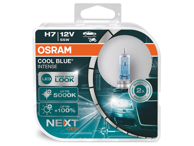 OSRAM # COOL BLUE 12V H7 NEXTGEN DUO BOX