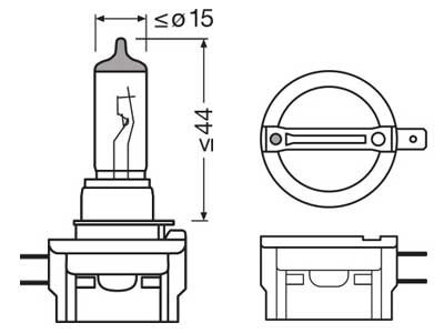 OSRAM ORIGINAL 12V H11B BOX