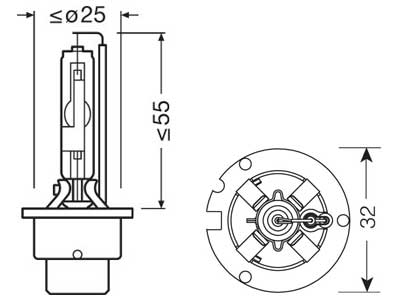OSRAM XENARC ORIGINAL D2R