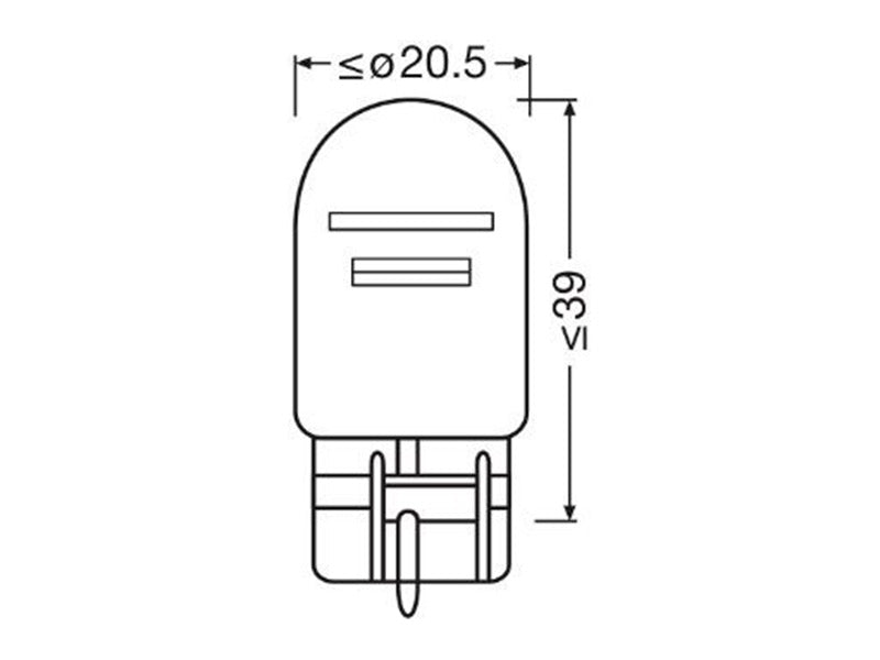 OSRAM ORIGINAL 12V W21/5W DOUBLE