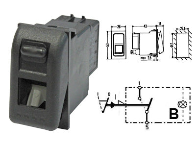 KEINUK. 2-NAP. 0-1 22X44 B PALAUTTAVA LUKOLLA