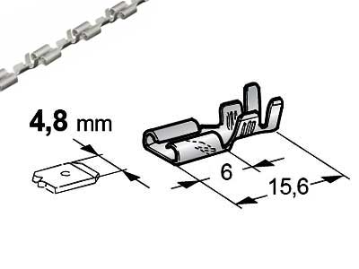 RELE/SULAKERASIAN LATTAHYLSY 4,8X0,8 1,5-2,5MM2