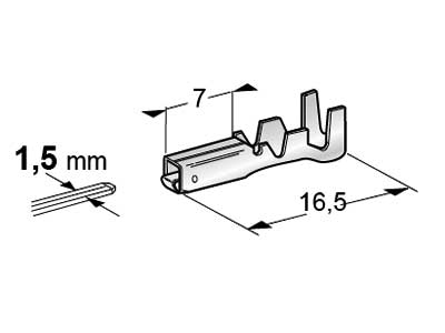NAARASLIITIN AMP SUPERSEAL 1.5 0,75-1,5MM² *