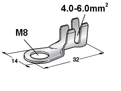 KAAPELIKENKÄ M8 4-6MM2 JOHDOLLE