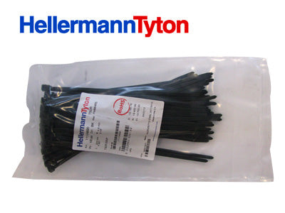 HELLERMAN NIPPUSIDE 100KPL 150X3,5 MUSTA