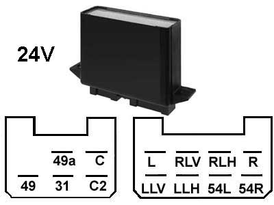 VILKKURELE 24V VOLVO 13-N