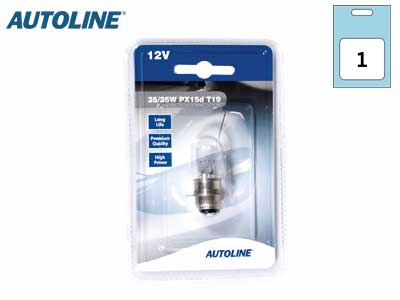 POLTTIMO 12V 35/35W PX15D AUTOLINE