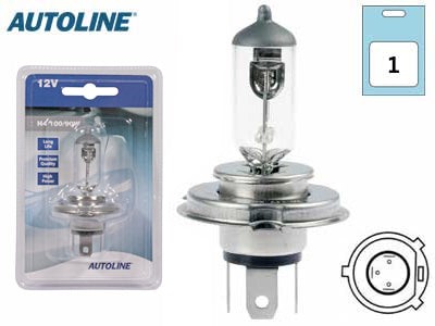 POLTTIMO AUTOLINE 12V H4 100/90W BLISTER