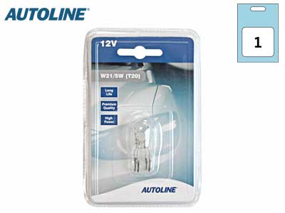 POLTTIMO AUTOLINE 12V 21/5W T20 BLISTER