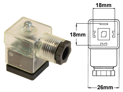 LIITINPISTOKE 26X26MM 3-NAP LED