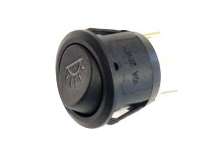 0-1, 12/24V, sisävalo, punainen led, as. ø20mm, 4.7mm laattaliittimet (3)