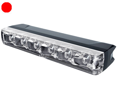 AXIXTECH ED6 PUNAINEN LED-TASOVILKKU 12/24V R65 CLASS 2