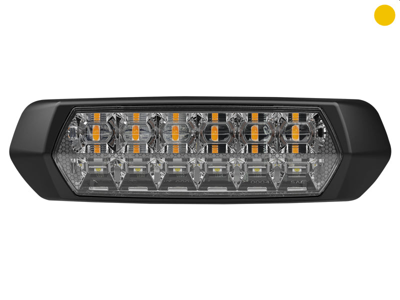 AXIXTECH M080 KELTAINEN LED-VAROITUSVILKKU/SCENEVALO 12/24V