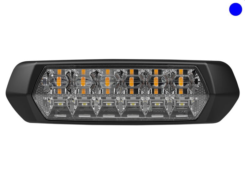 AXIXTECH M080 SININEN LED-VAROITUSVILKKU/SCENEVALO 12/24V