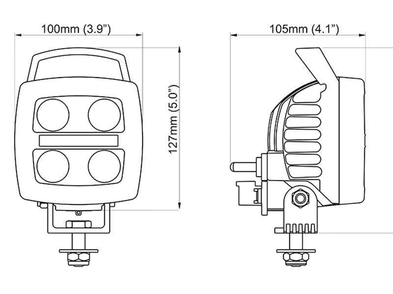 SPICA LED N2401 HS 12-24V 24W WIDEFLOOD BLTINDEUTSCH NORDIC P