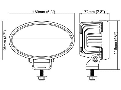 NORDIC LED ANTARES GO 625 12-24V 39W FLOOD