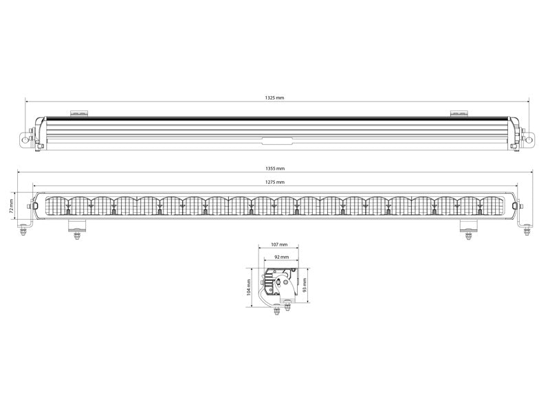 X-VISION # GENESIS II 1300 LED-KAUKOVALO 9-30V HYBRID BEAM