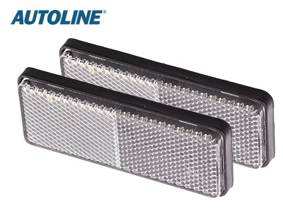 AUTOLINE HEIJASTINPARI VALK. 96X38MM LIIMALLA