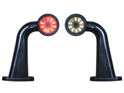 LED-ÄÄRIVALO KUMIVARSI V 90AST 180MM 10-36V KIRK/PUN