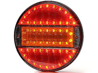 LED-TAKAVALO SLIM LINE 140MM KIRKAS MIRROW PEILILASI