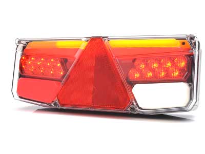 TAKAVALO PERÄV. OIKEA LED NEON 12/24V / 350X131X81MM