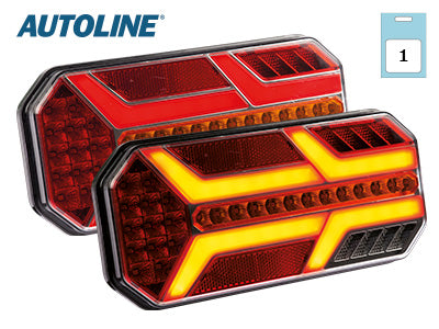 LED-TAKAVALO VASEN 12-24V 235X110X32