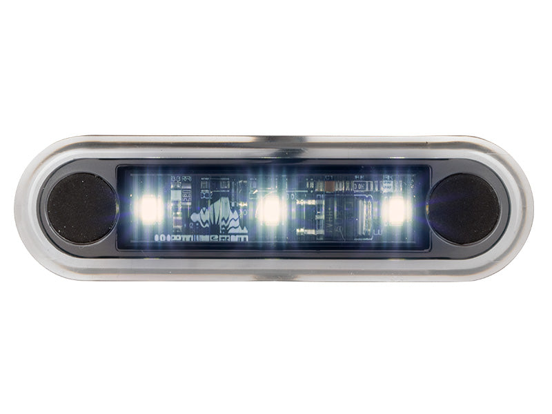 OPTIBEAM DARK PHANTOM ÄÄRIVALO VALK. 79,5X22,5MM UPOTETTAVA 0,5