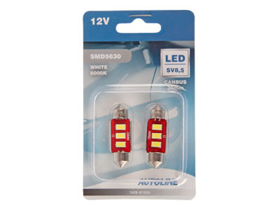 LED-POLTTIMOPARI 12V SV8,5 2,4W 36MM CANBUS 12844 #