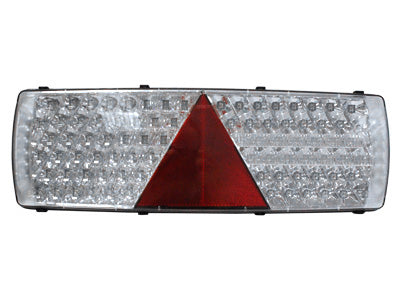 LED TAKAVALO PERÄVAUNUUN 24V 7-KAM. VASEN 7-PIN DIN