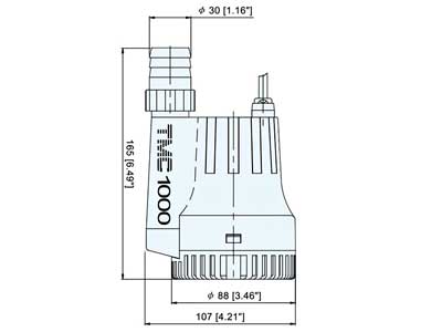 UPPOPUMPPU 12V 1000GPH