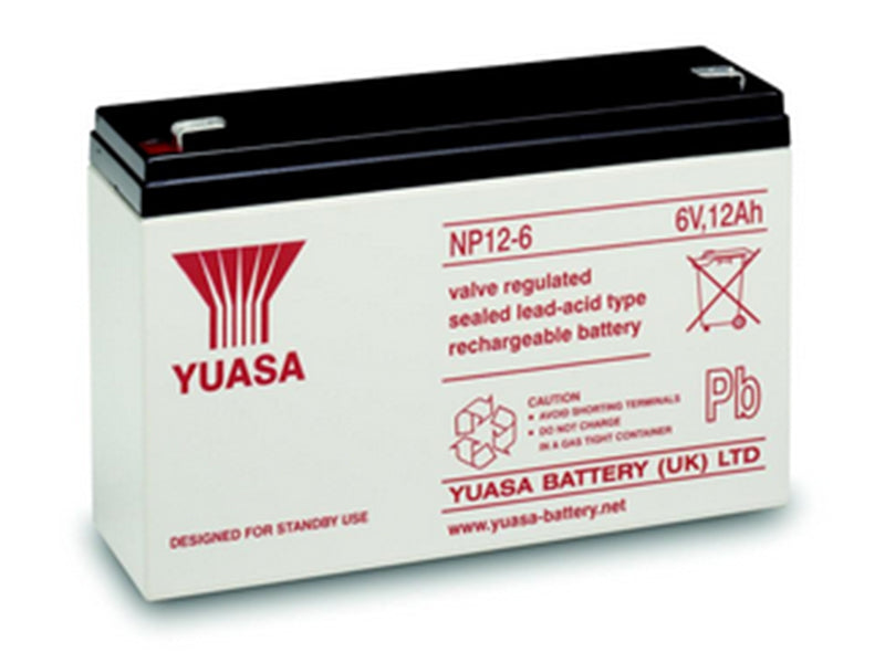 YUASA 6V NP AGM VRLA 12 AH 151X50X97,5 +/-