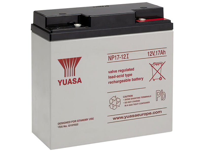 YUASA 12V NP AGM VRLA 17 AH 181X76X167 -/+