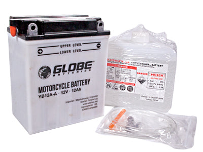GLOBE 12V 12AH 134X80X160 +/- 135A (EN)