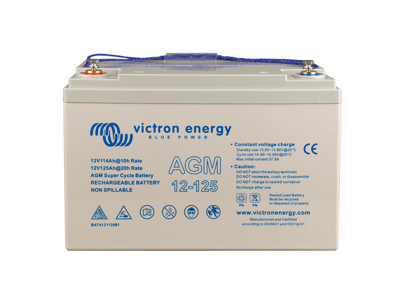 VICTRON AGM AKKU 12V/125AH (M8)