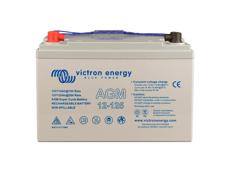 VICTRON AGM AKKU 12V/125AH (M8)