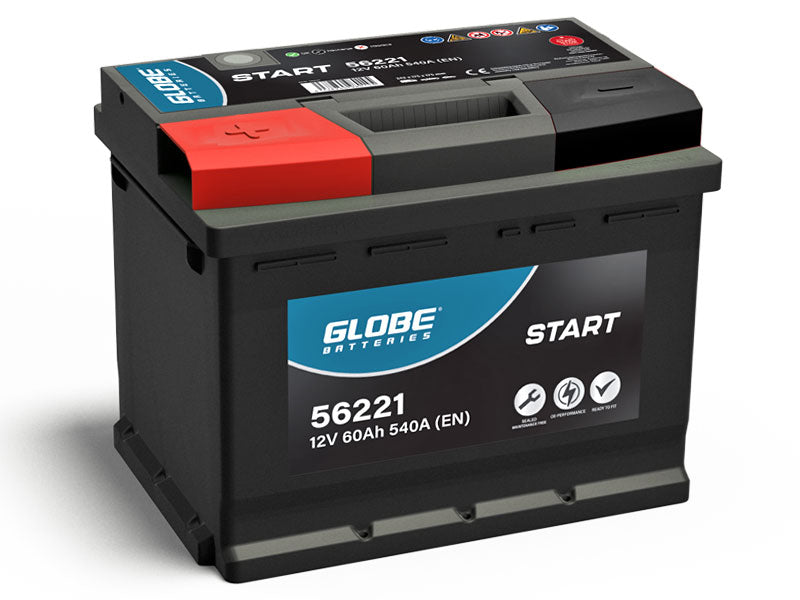 GLOBE SMF 62AH 242X175X175 +/- 540A EN
