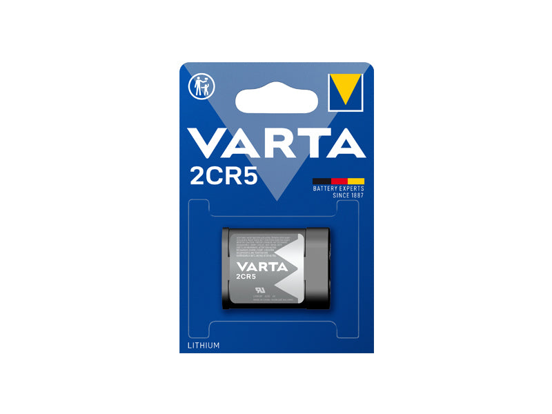 VARTA LITHIUM CYLINDRICAL 2CR5 BLI 1