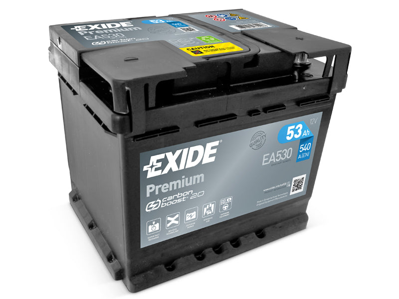EA530 EXIDE PREMIUM 53AH 207X175X190 -/+ 540A