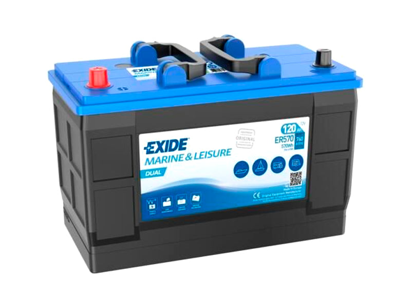 EXIDE ER570 120AH 349X175X235 +/- 760A