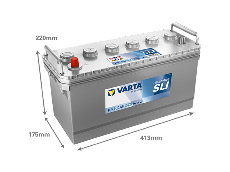 VARTA PROMOTIVE SLI 100AH 600A 413X175X220MM +/-
