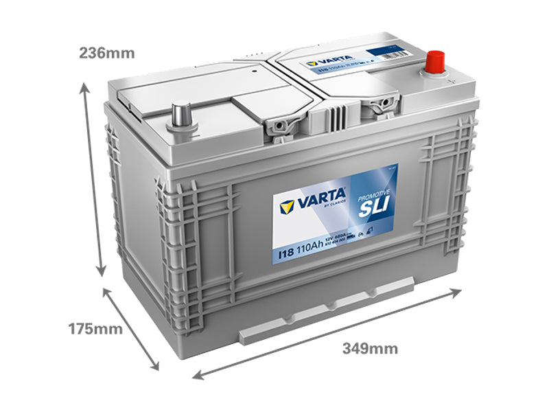 VARTA PROMOTIVE SLI 110AH 680A 347X173X234MM -/+