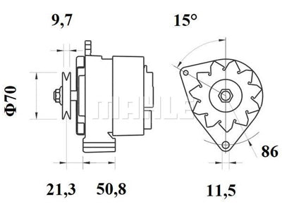 LATURI IA1202 12V 100A PENTA